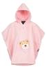 Morgenstern Badeponcho 1-3 Jahre, reine Baumwolle, Bär, rosa