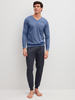 Calida Herren Bündchen-Pyjama Relax Imprint 47687