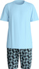 Calida Herren Relax Imprint 2 Kurz-Pyjama 44588